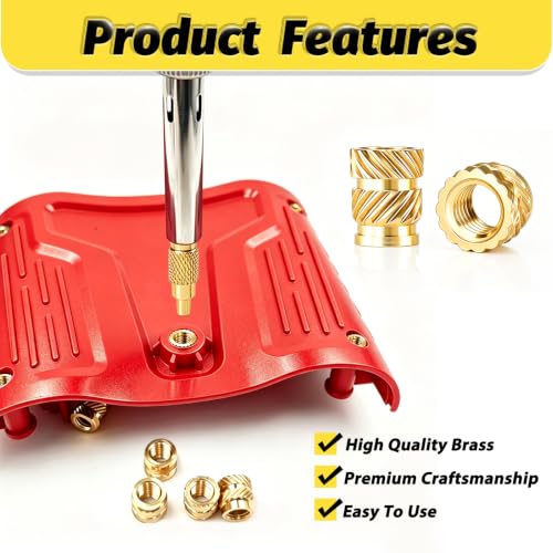 KADRICK 420PCS M3 Heat Set Inserts & M3 Screw Kit for 3D Printing - size: M3 Insert&Screws Kit 420Pcs