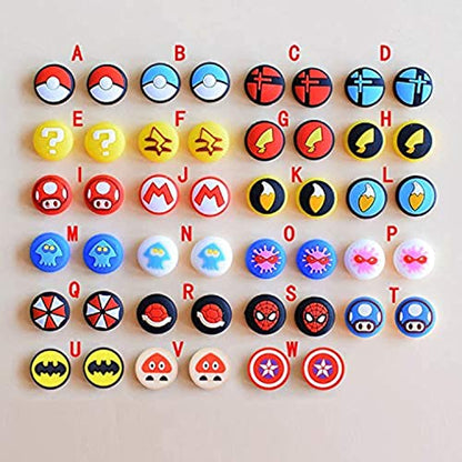 Silicone Analog Thumb Grip Stick Set Joystick Cap Thumbstick Cover Caps for Switch NS Switch Lite Controller Thumbsticks Cap (I) - color: I