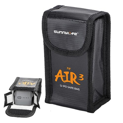 Lipo Battery Storage Case for DJI Air 3s / Air3 (for 1 battery) - size: Small (for 1 battery)