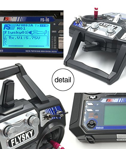 FLYSKY FS-i6 6CH 2.4GHz Radio System RC Transmitter Controller with FS-iA6 Receiver for RC Helicopter Plane Quadcopter Glide(Model_2)