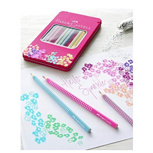 Faber-Castell Sparkle Colour Pencils - Tin of 12