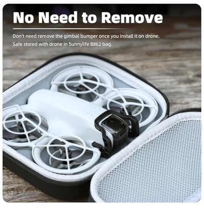 NEO Accessories Gimbal Bumper Guard Anti-Collision Protection Bar for DJI Neo Drone, Camera Lens Protector Bar (Grey) - color: Grey