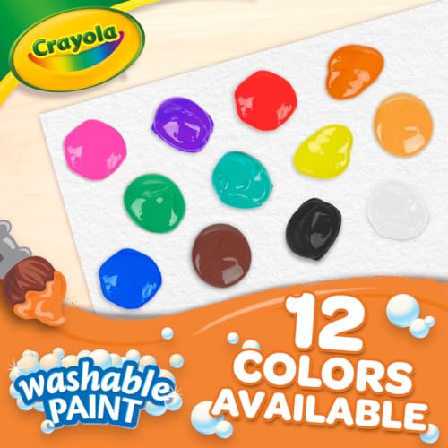 Crayola Washable Paint, Orange Paint, Classroom Supplies, 1 Gallon - color: Orange