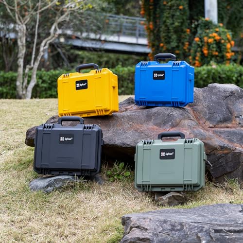 Lykus Titan FP110 Waterproof Hard Case for DJI Flip and DJI RC 2/RC-N3 - color: Blue