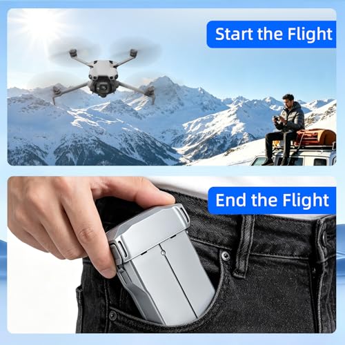 Fantasyo Mini 5 Pro/4 Pro/Mini 3 Intelligent Flight Battery 1 Pack, Supports Max 52 Mins Flight Time, 7.16V 5000mAh Replacement Battery for DJI Mini 5 Pro/Mini 4/3/3 pro Plus Drone