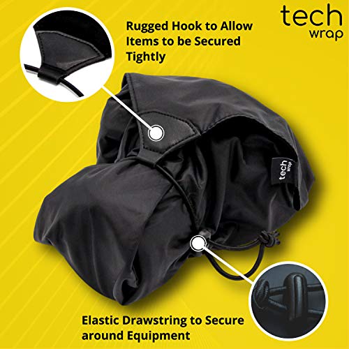 The Tech Wrap Compact 12.5" x 12.5" Neoprene Lens Pouch - Camera Lens Protective Wrap - Camera Travel Accessories