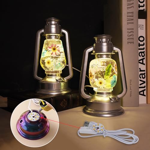 Round Display Base Silicone Mold with 6PCS LED Light for Resin