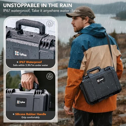 Lykus Titan LT110 Waterproof Hard Case for DJI Lito 1/X1 and RC2/RC-N3