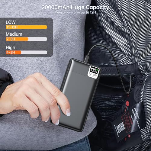 5V 2A 3A 20000mAh Battery Pack PD20W Fast Charging Power Bank - size: 20000mAh