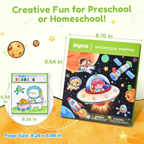 JoyCat Paint with Water Coloring Books for Toddlers (Space) - style: Space