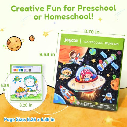 JoyCat Paint with Water Coloring Books for Toddlers (Space) - style: Space