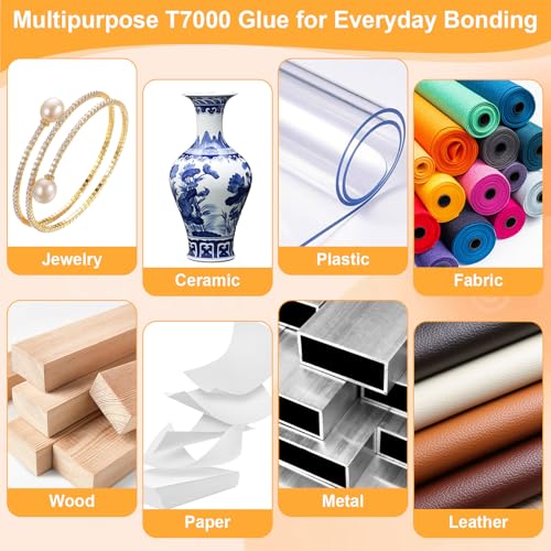 220 ML T7000 Black Glue, Semi Fluid Black Adhesive Glue Precision Craft Repair for Electronics Phone Screen Replacements DIY Jewelry Making Glass Wood Metal Stones - color: 2 X 110 ML