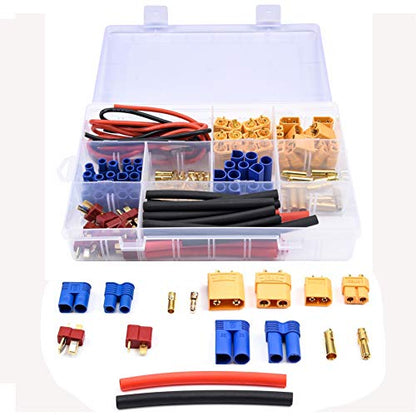 Readytosky XT60/XT90/EC3/EC5/T-Plug Male&Female Connector Adapters Kit