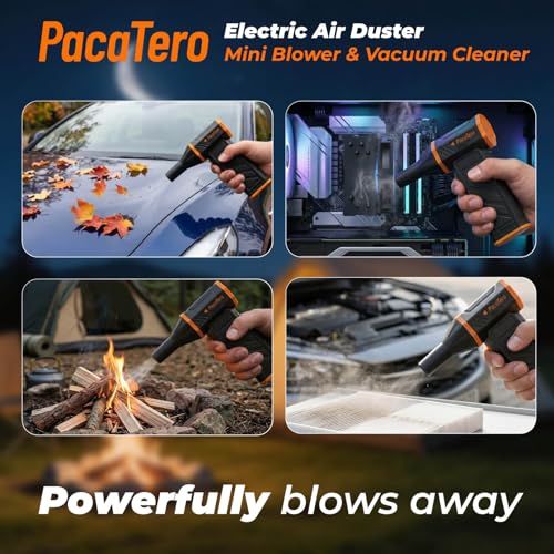 10000mAh Electric Cordless 150000RPM Air Duster with Vacuum for PC Keyboard
