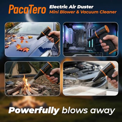 10000mAh Electric Cordless 150000RPM Air Duster with Vacuum for PC Keyboard