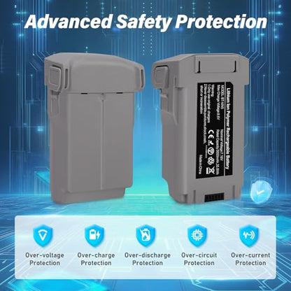 Mini 5 Pro Intelligent Flight Battery 2Pack 7.16V 5000mAh High Capacity Replacement Battery Compatible with Mini 5 Pro Up to 47 Mins Flight Time - size: 2 Pack