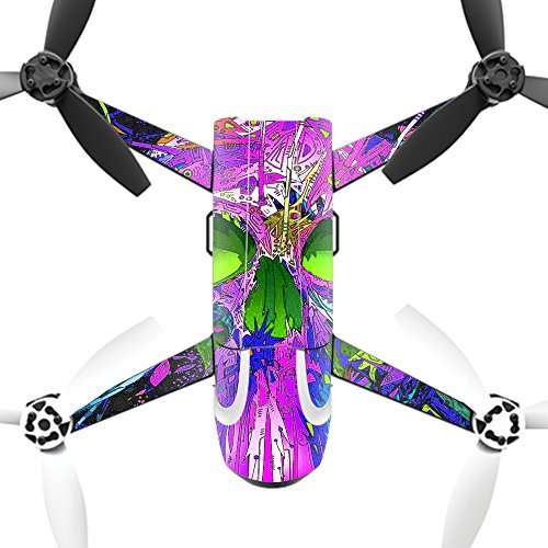 MightySkins Skin Compatible with Parrot Bebop 2 Quadcopter Drone wrap Cover Sticker Skins Hard Wired
