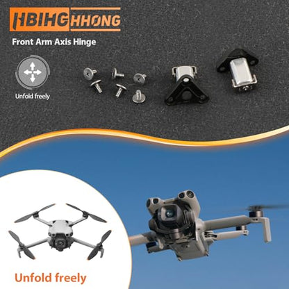 2Pcs Front Arm Axis Replacement for DJI Mini 5 pro Front Arm Shaft Screws Front Arm Hinges for Mini 5 pro Drone Accessories Parts with Repair Tools（ 6Pcs Front Arm Hinges Screws）