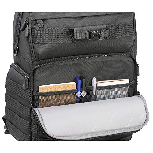 VANGUARD VEO Range T48 Backpack for Pro DSLR/Mirrorless Cameras, Tactical Style - Black - style: Veo Range T48 Bk