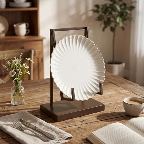 Shimeyao Metal Display Easel Stand Tabletop Easel, Brown, 8 x 5 x 3 Inch - color: Brown, size: 8 x 5 x 3 Inch, style: Metal