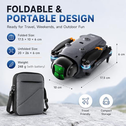 A26 PRO GPS 4K Drone with 4.5-Inch Screen Remote