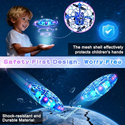 Vantexi Drone for Kids, 2026 Upgrade Flying Toys with LED Blue