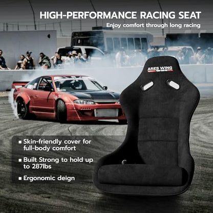 ARES WING 8040 Aluminum Profile Racing Simulator Cockpit with Racing Seat