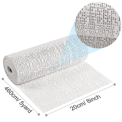 45ft - 211ft Plaster Cloth Rolls White Gauze Strips Wrap Bandages for Craft Belly Cast Mask Making Body Molds Scenery Art(8inch x 45 Feet, White) - size: 8 Inch x 45 Feet