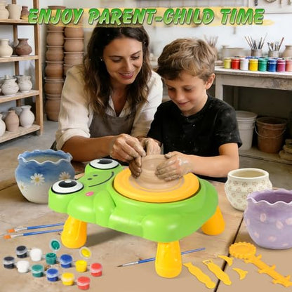Pottery Wheel for Kids Complete Pottery Painting Kit Arts & Crafts for Kids