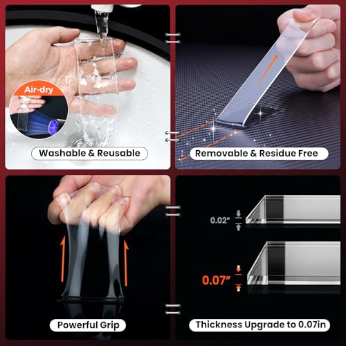 Double Sided Tape Heavy Duty, 60 Feet Nano Double Sided Adhesive Tape - size: 60 feet