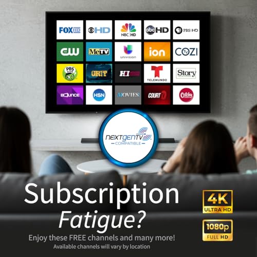 Antennas Direct ClearStream Flex Amplified Indoor TV Antenna, UHF VHF, Multi-Directional, Reversible, 50+ Mile Range – w/Jolt Switch Amplifier - style: 50+ Miles