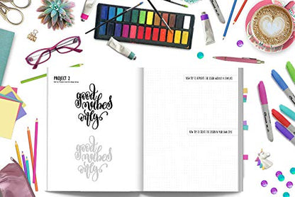 Hand Lettering & Calligraphy: Practice Paper - Notepad