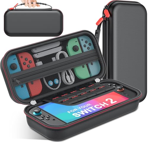 Spican Switch 2 Case Compatible with Nintendo Switch 2/Switch/Switch OLED, Switch Travel Carrying Case Hard Shell Protective Cases - size: Case Only | Classic