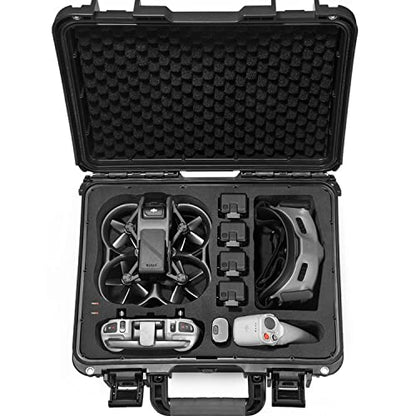 LEKUFEE Waterproof Case for DJI Avata - Explorer Combo/Pro/Fly Smart Combo & Accessories (Carry Case Only) - Not for DJI AVATA 2, Black