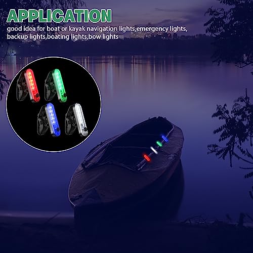 Treela 12 Kayak Lights - color: Red, Green, White, Blue