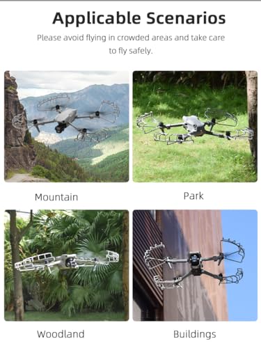 BTG Quick-Release Propeller Guards Propeller Protectors Compatible with DJI Mavic Air 3S/Air 3 Accessories Replacement Parts