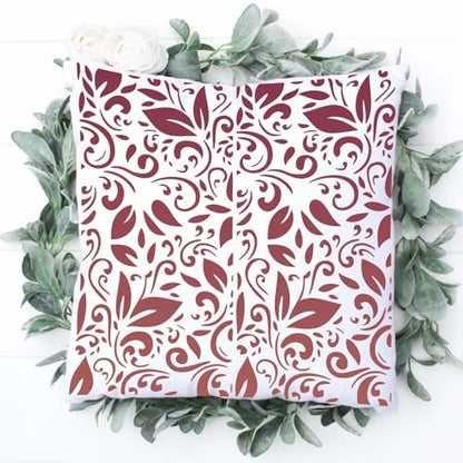 Stencils for Crafts Reusable Art Stencils for Painting 8"x4" - style: Floral