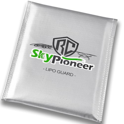 RC Lipo Safe Bag,Fire Retardant Lipo Battery Bag,9''x11.8''Silver,Fireproof Explosion-proof Sack for Charging and Storage - color: Silver, size: 9''x11.8''(1 pack)