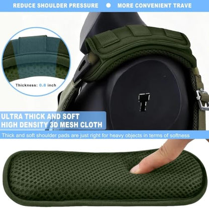 ZINMARK Professional Tactical Vest Shoulder Pad,Backpack Cushion,Army Green - color: Army Green