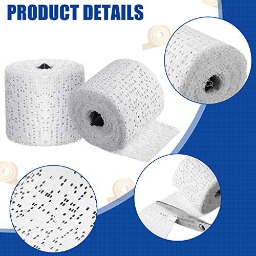 Heentan 6 Rolls Plaster Bandages Strips for Belly Cast Art,2 X 106 Inches - size: 2 x 106 Inch
