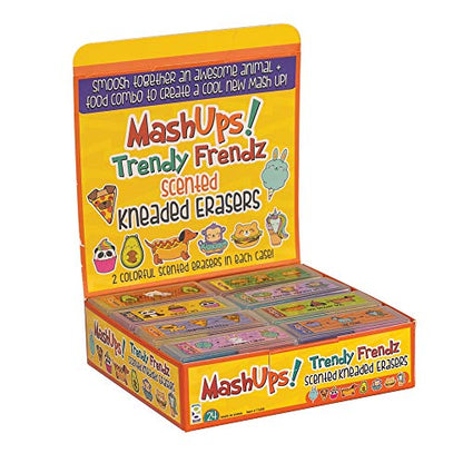 Raymond Geddes Trendy Frends Mashup Kneadable Erasers (Pack of 24)