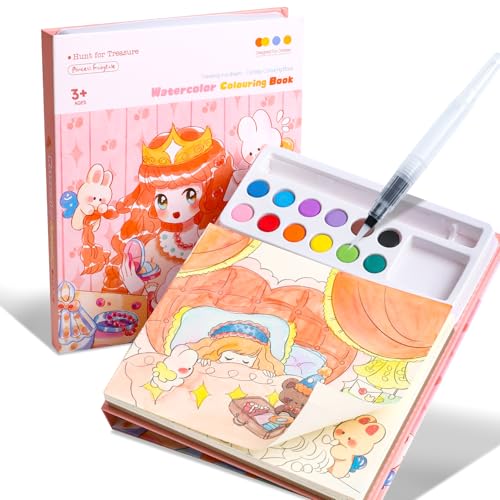 Watercolor Workbooks 200GSM Paper 24 Sheets, 1, Princess - color: Princess