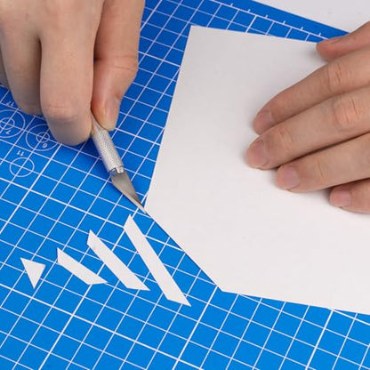 DIYSELF 9in×12in Cutting Mat, A4 Self Healing Craft Mat for Sewing - color: Blue, size: 12"L x 9"W