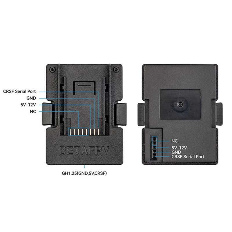 BETA FPV Micro to Nano Module Adapter/Micro-Nano Module PCBA with JR Input/Nano Output Supported for Frsky/Futaba/Jumper/Radiomaster TBS Remote Control