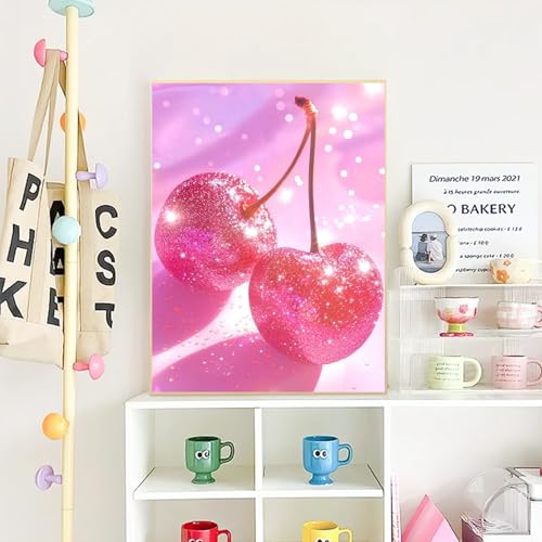 Gamteldot Cherry Diamond Art Kits for Adults Diamond Painting Kits - color: Cherry C