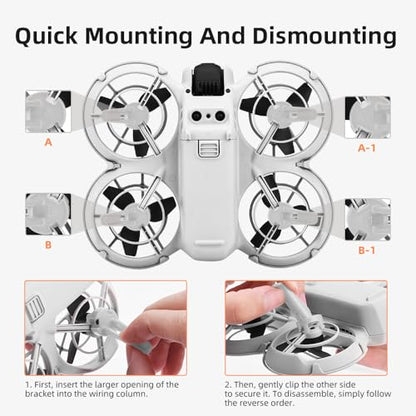sea jump Tripod Suitable for DJI NEO Handheld Drone Height Increase Extended Tripod Extended Fixed Bracket Accessories (Gray) - color: Gray