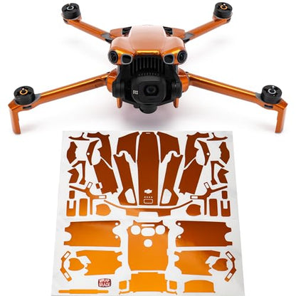 WRAPGRADE Skin Stickers Compatible with DJI Mini 5 Pro (Butterfly Copper) - color: Butterfly Copper