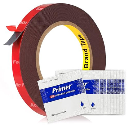 Tapsi Automotive Double Sided Tape, 0.4" x 36 ft - size: 0.4" x 36 ft