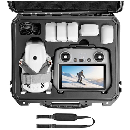 FPVtosky Waterproof Hard Case for Lito X1, Fly More Combo, Compatible with RC 2 Controller, Battery, Charger Hub and Other Accessories[CASE ONLY]