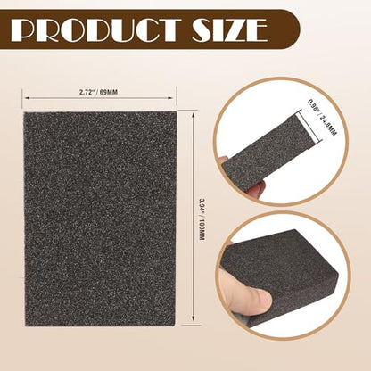 8pcs Sanding Blocks Assortment Kit, Sponge Sand Block Washable and Reusable, Wet & Dry Sandpaper Block - 60/80/100/180 Grit x 1pcs, 120/220 Grit x 2pcs - size: 60/80/100/120/180/220 Grits
